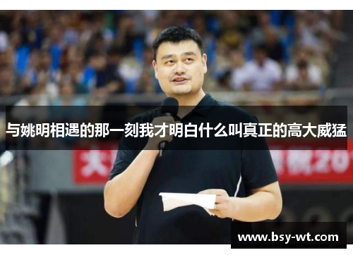 与姚明相遇的那一刻我才明白什么叫真正的高大威猛